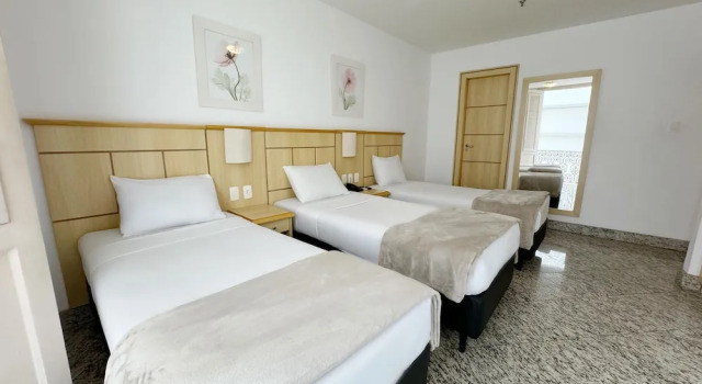 Трёхместный номер Standard Hotel Monte Alegre