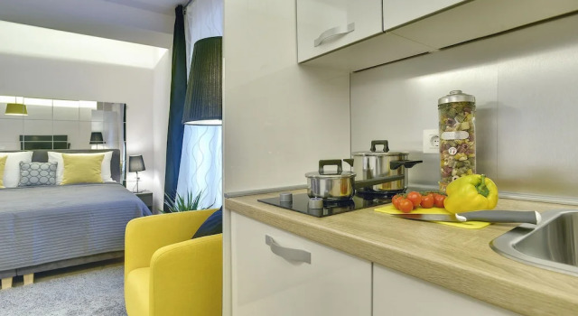 Студия Executive D&A Center Apartments with FREE Parking