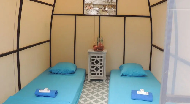 Tente 1 chambre Vue sur la rivière Semilir Glamping