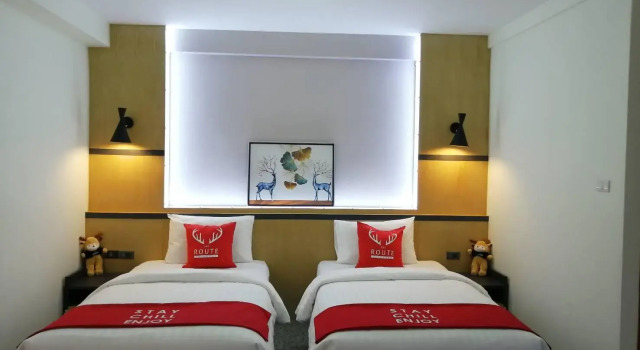 Двухместный номер Deluxe The Route Sriracha Hotel And Residence