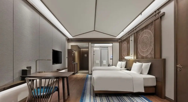Двухместный номер Deluxe с видом на горы Steigenberger Guilin