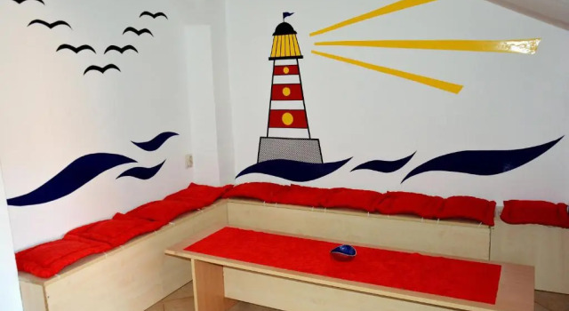 Кровать в общем номере Montenegro Backpackers Home Budva