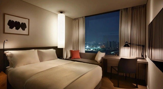 Двухместный номер Deluxe с видом на город Shilla Stay Busan Haeundae