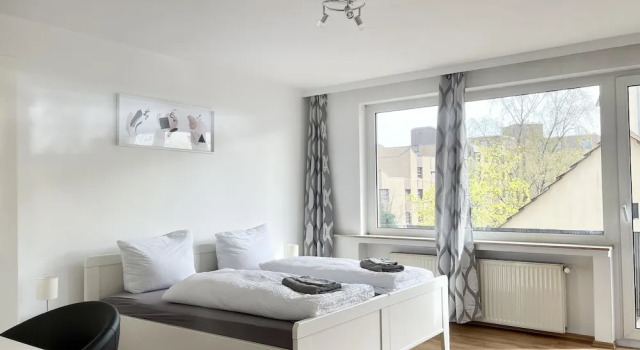 Семейные апартаменты с балконом Moderne Studios im Herzen von Osnabrueck