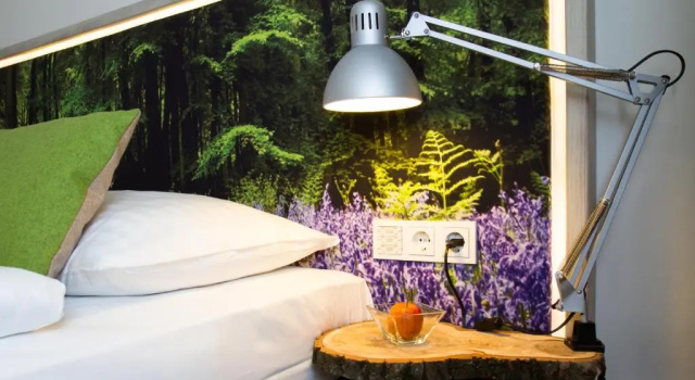 Трёхместный номер Comfort с видом на сад Boutiquehotel Stadthalle by Cocoon