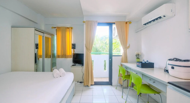 Comfortable Living Studio Room at Kebagusan City Apartment, Book Apartment Jakarta Jakarta Province