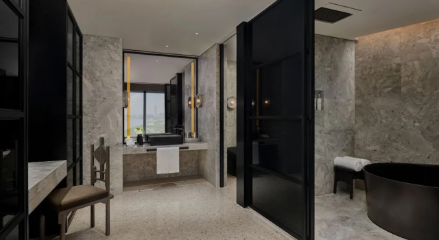 Двухместный люкс Economy с видом на реку Kimpton Qiantan Shanghai by IHG