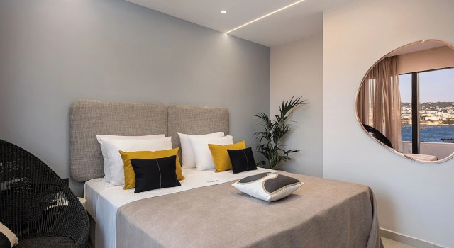Двухместный номер Superior с частичным видом на море Theta Boutique Hotel