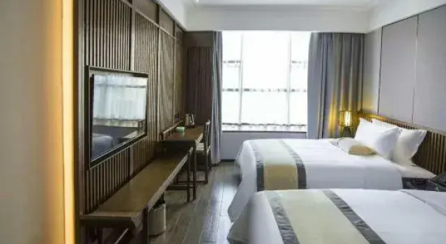 Двухместный люкс Deluxe Black Tea Impression Hotel (Taoqi Square)