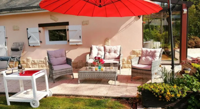 Коттедж с 3 комнатами Au gite du bois d'amour