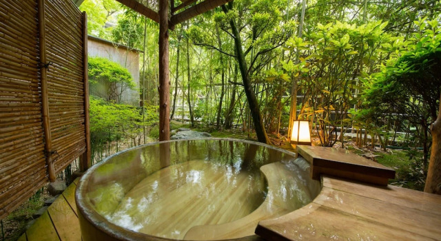 Номер B with Open-Air Bath с видом на сад Отель Miyajima Grand Hotel Arimoto