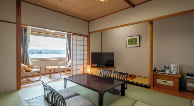 Номер Standard с видом на озеро Hotel Ichibata