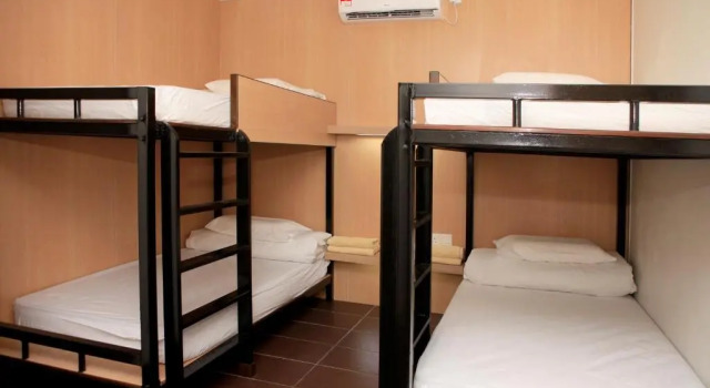 Кровать в общем номере MP HOSTEL