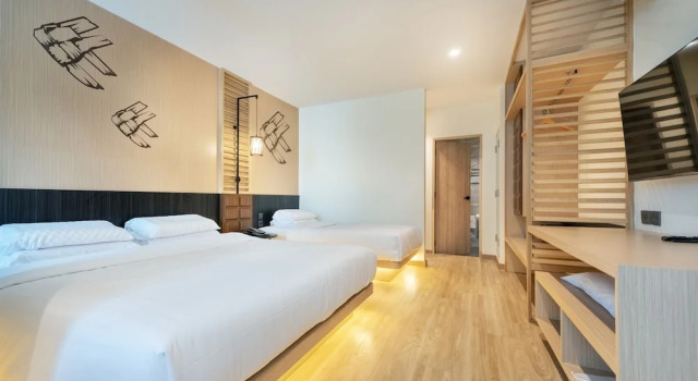 Трёхместный номер Standard Phra Nakhon Poshtel
