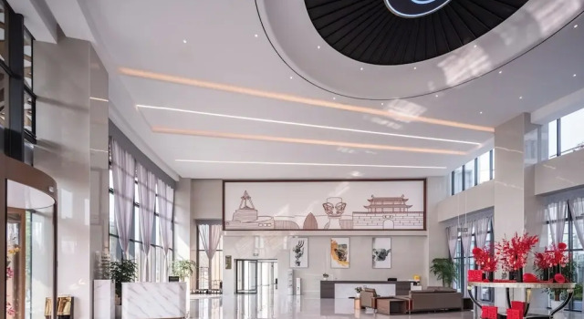 Exhibtion International Hotel Guang Han, Rezerwuj Hotel Hotele w Deyang z parkingiem, Parking