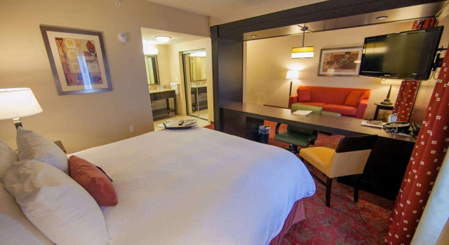 Двухместная студия Hampton Inn & Suites Seattle/Kent,WA