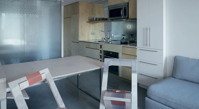 Grand Dvoulůžkový s manželskou postelí Studio s balkonem Boxotel Montreal