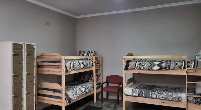 Кровать в общем номере Swakopmund Backpackers