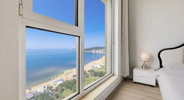 Люкс с 2 комнатами с видом на море Qitong Seaview No.1 Apartment (Huoju 8th Street)