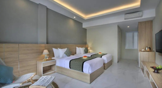 Двухместный номер Deluxe с видом на бассейн Tapa Tepi Kali Canggu