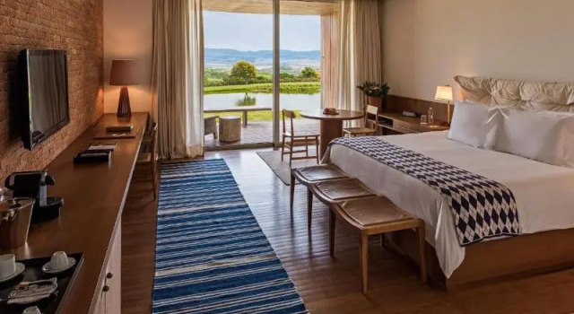 Двухместный номер Deluxe с балконом и с красивым видом из окна Hotel Fasano Boa Vista
