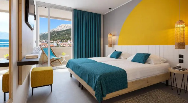 Двухместный номер Standard с балконом Sunny Baška Hotel by Valamar