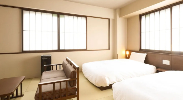 Трёхместный номер Deluxe Onyado Nono Asakusa Annex - Natural Hot Spring
