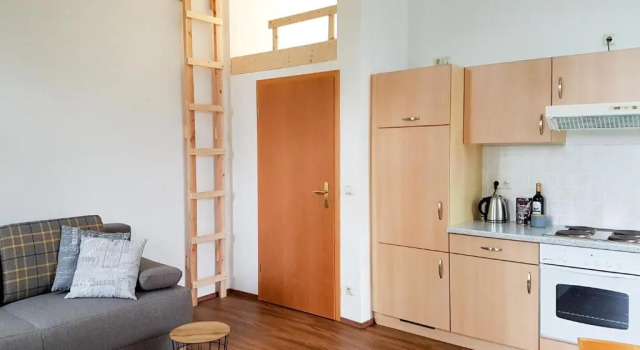 Студия Stilvolle 1-Raum-Wohnung zentral, ruhig gelegen