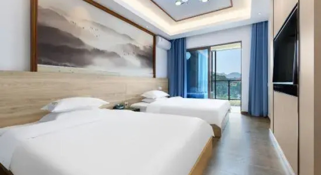 Люкс Guangzhou baishuizhai golden leaf health Shanying forest Hot Spring Resort Villa