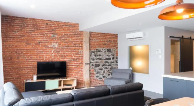 Двухместные апартаменты с 2 комнатами с видом на город Les Lofts du Trésor - Par Les Lofts Vieux-Québec