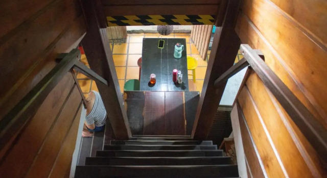 Кровать в общем номере Sagui Hostel