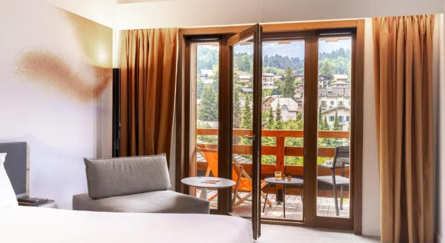 Двухместный номер Superior с видом на окрестности Novotel Megève Mont-Blanc