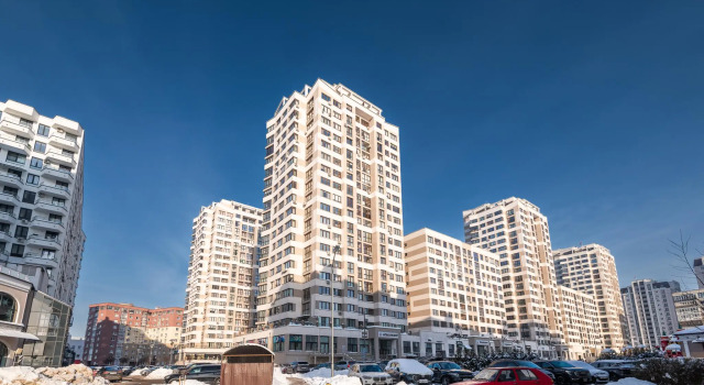 Апартаменты c 1 комнатой с балконом Bulbash Apartments (Бульбаш Апартаменты) на улице Мстиславца 8
