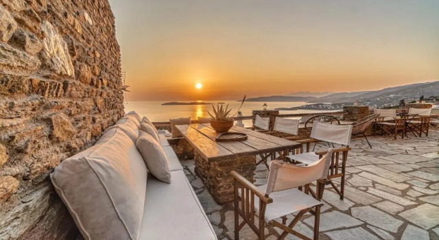 Коттедж Sunset & Sea View Flat - 5 mins from Batsi Bay