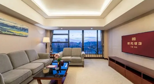 Люкс с 2 комнатами с красивым видом из окна Xiyuan Hotel