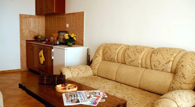 Студия с балконом и с видом на море Apartments De Lara s