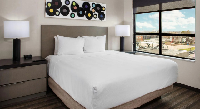 Двухместный номер Den Hyatt House Nashville Downtown-Convention Center