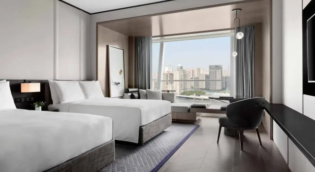 Двухместный номер с видом на реку JW Marriott Marquis Hotel Shanghai Pudong