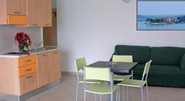 Студия с видом на озеро Residence Tre Ponti
