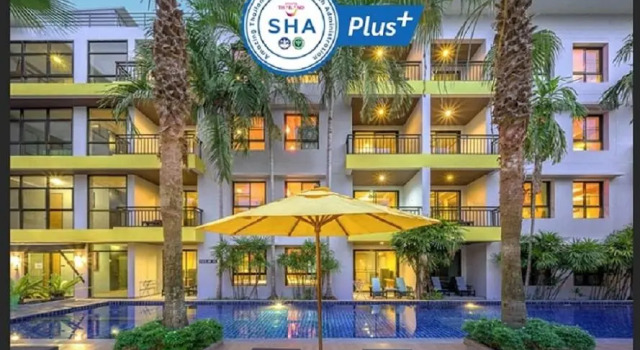 Кровать в общем номере Anchan Boutique Hotel, Phuket