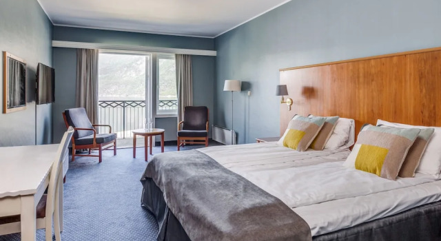 Двухместный номер Deluxe с балконом Vøringfoss Hotel