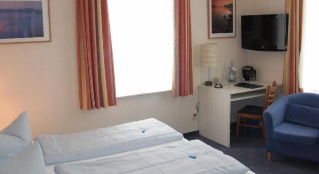 Двухместный номер Standard с балконом Hotel Strandvilla Janine