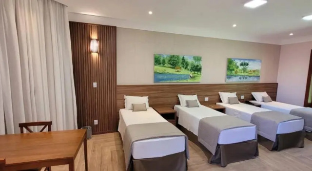 Семейный номер Standard с видом на сад Hotel Fazenda Salto Grande