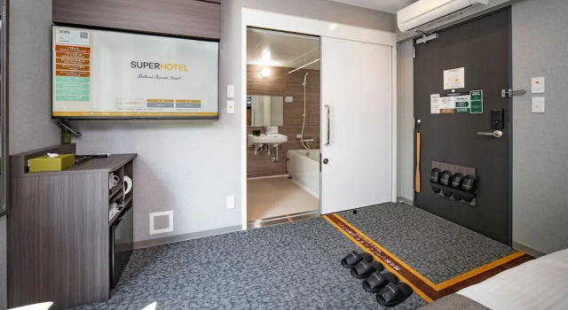 Двухместный семейный номер Standard Super Hotel Premier Toyama Castle Park