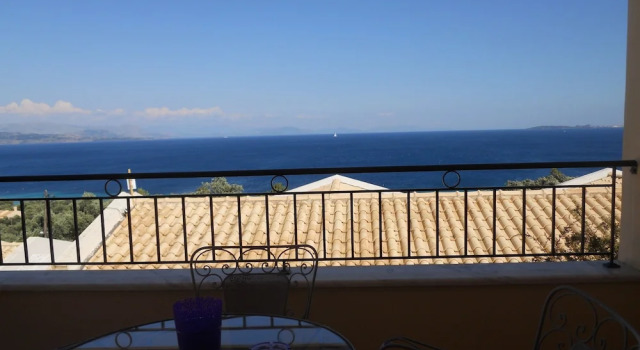 Номер Standard Дуплекс с 2 комнатами с видом на море Barbati Beach - Villa Zante