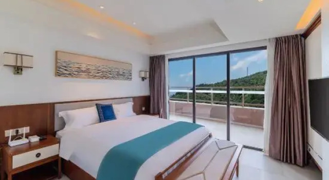 Люкс с 3 комнатами с видом на море Luoxiang Holiday Apartment (Zhapo Beiluowan Shop)