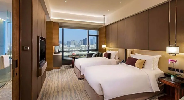 Camera doppia Classica con vista sulla città InterContinental Nantong, an IHG Hotel-Best view of yangtze