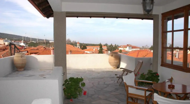 Двухместная студия с красивым видом из окна Guesthouse Papanikolaou