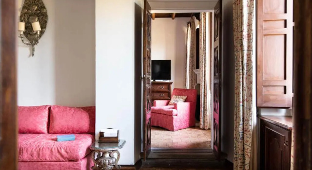 Люкс с видом на сад La Posta Vecchia Hotel