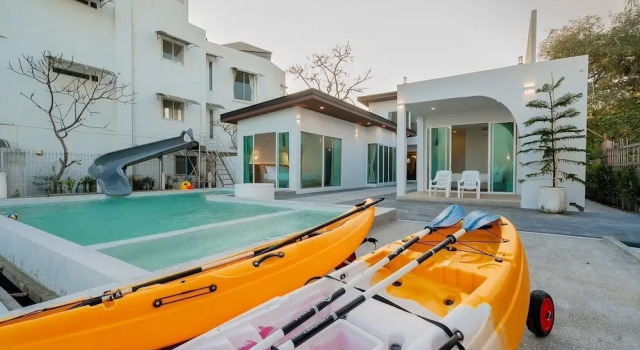 Sea Sand Sun Pool Viila cha-am, Rezervovat Hotel Hotely v Petchaburi s parkováním, Parkování